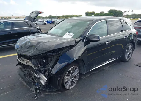 2018 Acura Mdx Technology Entertainment Pkgs из США, поврежденный, VIN 5J8YD4H73JL017988